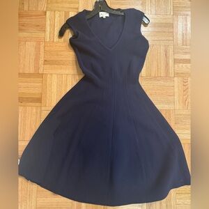Tibi Elegant Navy Blue Dress